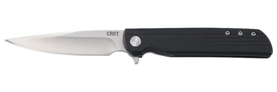 Crkt LCK+ Folding Knife Assisted Opening 3 1/3in Blade Black view 5