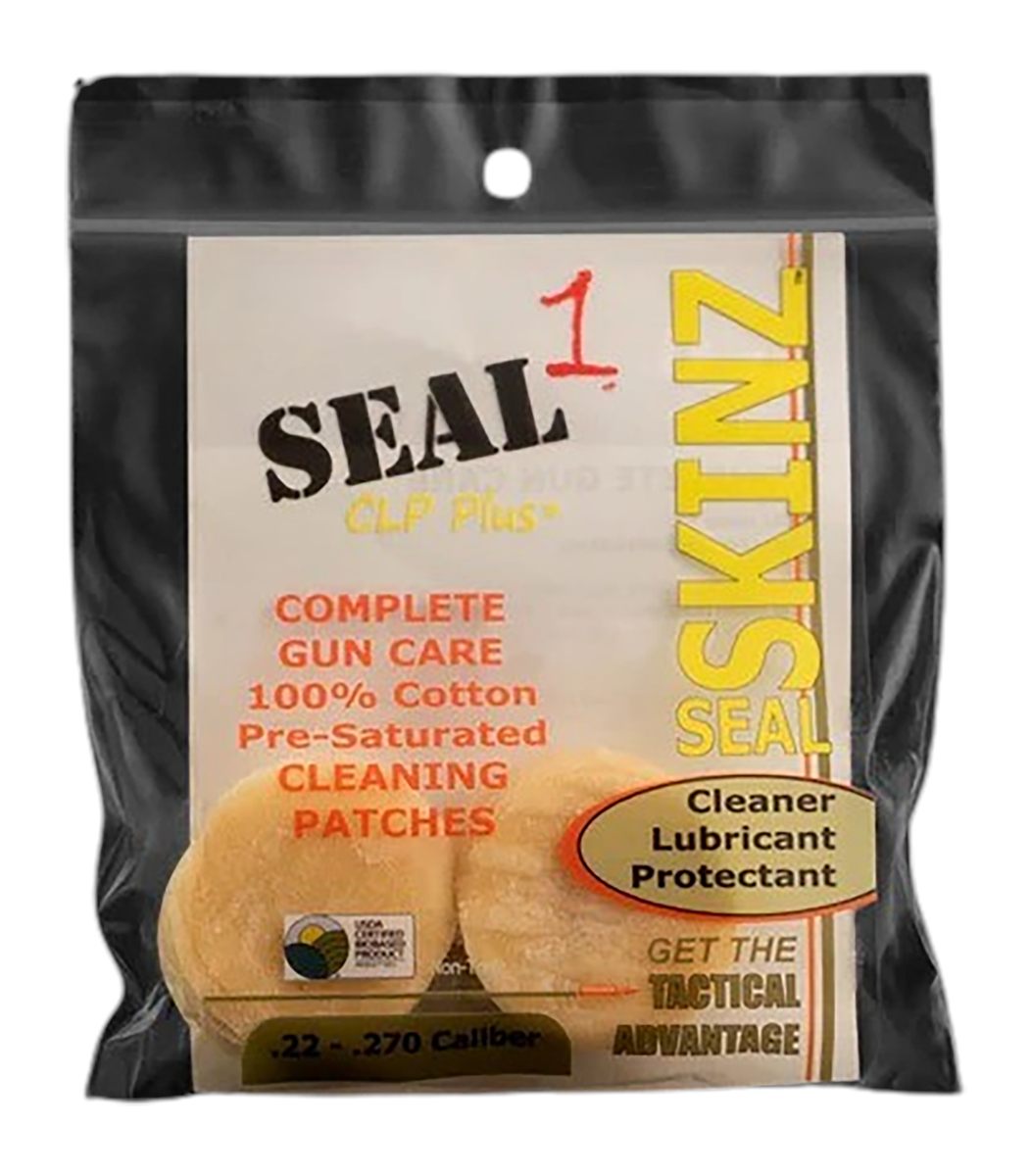 Seal1 SS-10 Skinz Cleaning Patches/Cloths 270-30 Cal 1.75in Cotton