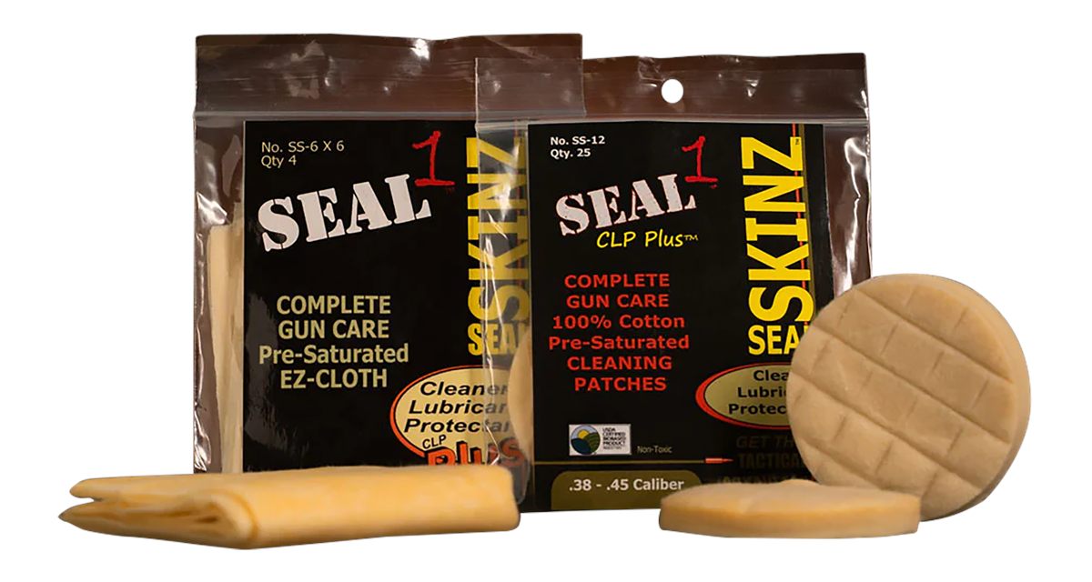 Seal1 SS-12 Skinz Cleaning Patches/Cloths 270-30 Cal 1.75in Cotton