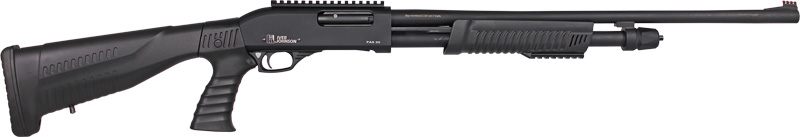 Iver Johnson Pump 20GA 3in 24in Pistol Grip Black Synth.