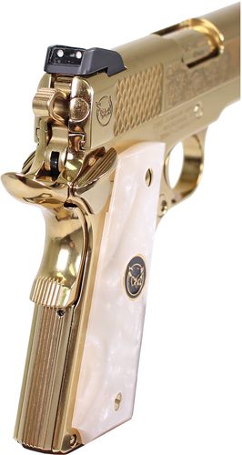 Iver Johnson Arms Eagle Noble WP 1911 45acp 8rd Engraved Gold view 4