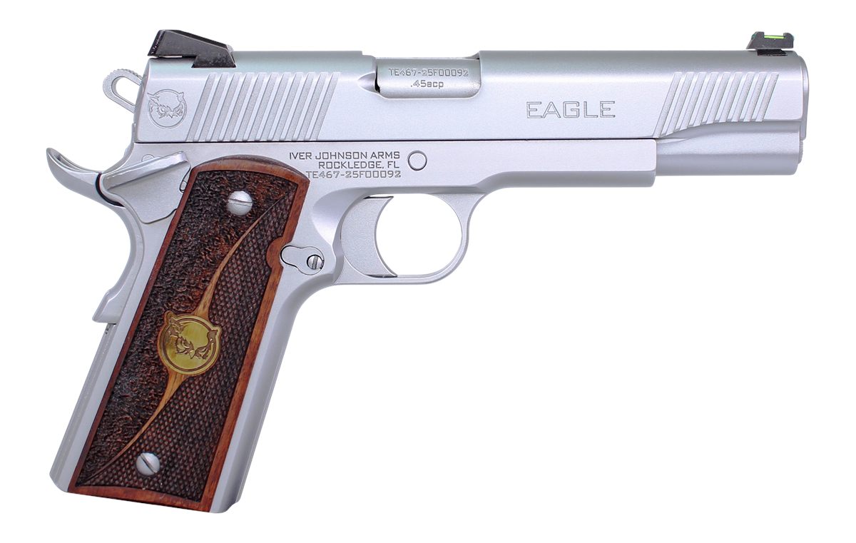 Iver Johnson Arms EAGLEHC Gen2 HC Government 45 ACP 8+1 5in Overall Satin H