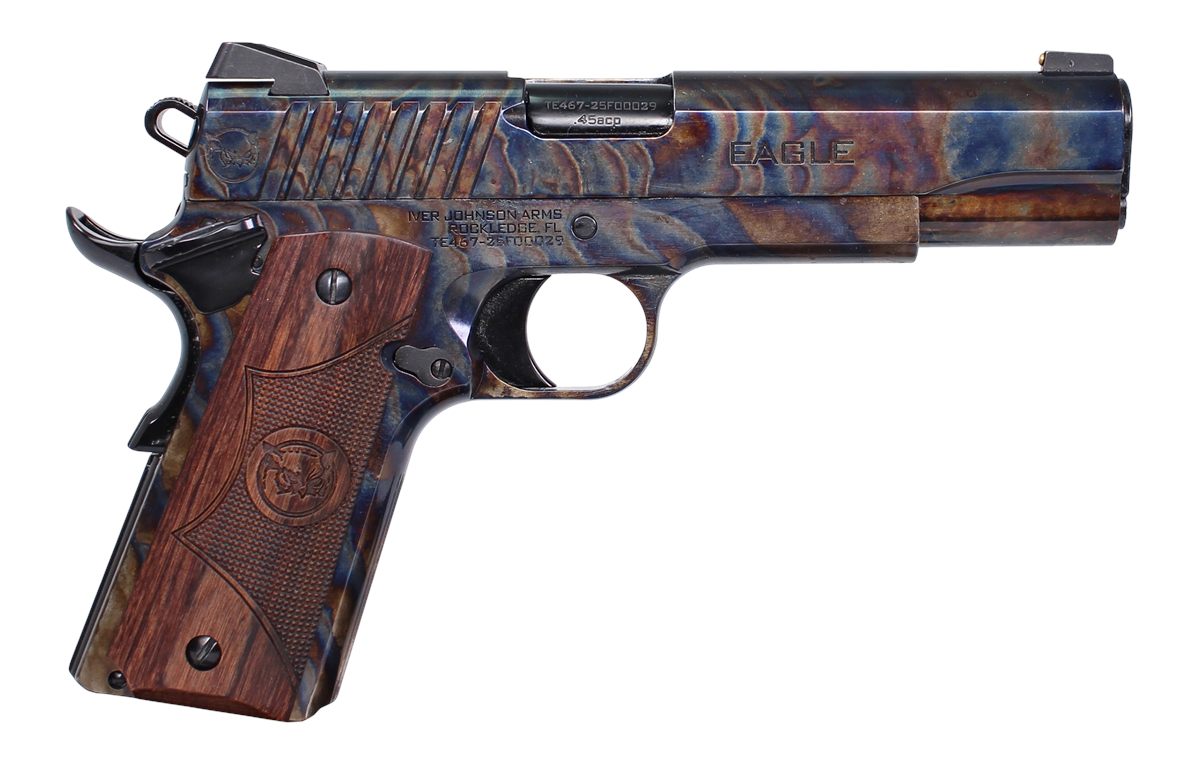 Iver Johnson Arms EAGLECC Gen2 CC Government 45 ACP 8+1 5in Polished Black