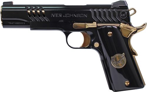 Iver Johnson Arms Eagle Onyx 1911 45acp 8rd Polished Pvd view 2