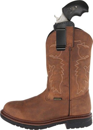 Power Sonic PS Products Boot 'n Belt Ambidextrous Leather Holster, Black view 2