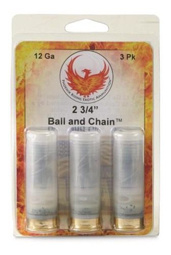 Personal Security Products Phoenix Rising Ball Chain Shotshells 2- 60 Cal C