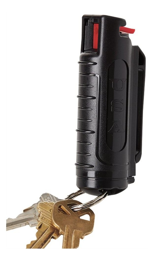 PS Products Eliminator 1/2 oz. Pepper Spray with Hardcase Keyring, Black