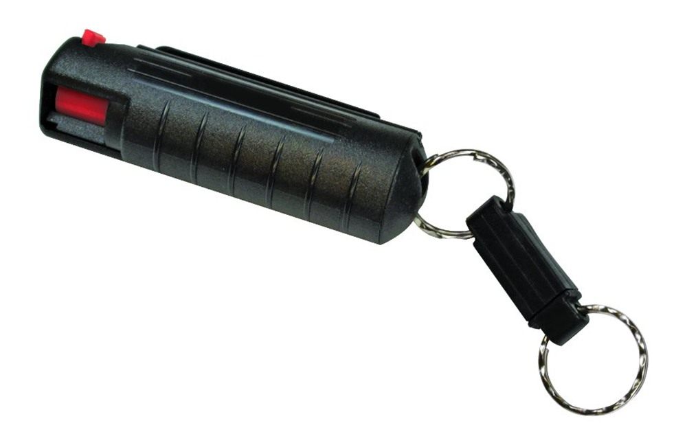 Personal Security Products 1/2 Oz. Pepper Spray W/Black Hard Case Key Ring