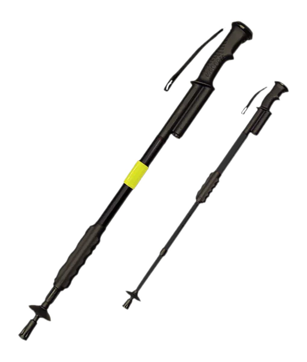 PSP ZAPHSBLK Hike 'n Strike Black Aluminum Includes Removable Reflective Sa