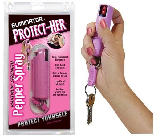 PS Products Eliminator Protect-Her Pepper Spray w/ Hard Case (Pink) view 2