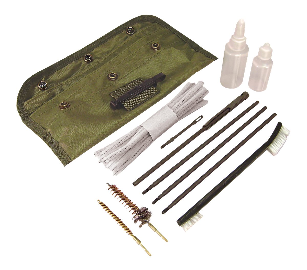 PS Products ARGCK GI-Style Cleaning Kit AR15 M16/Green Nylon Pouch Case
