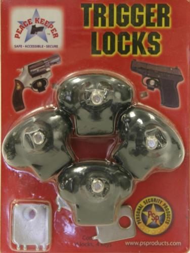Personal Security Products Bulls Eye Peace Keeper Plastic Keyed Trigger Loc
