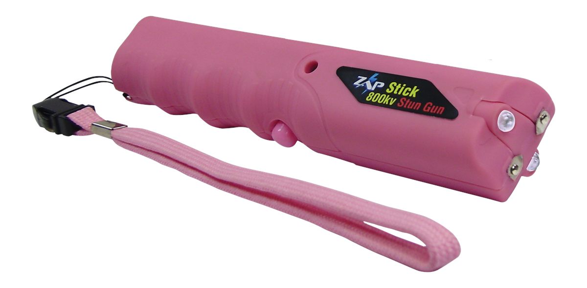 Personal Security Products ZAP Stick Stun Gun with Light Case - 800000 Volt