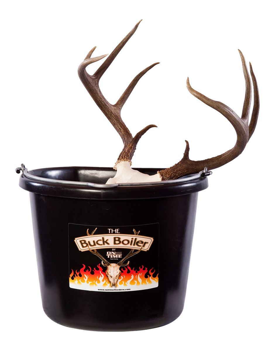 On Time Wildlife Feeders Buck Boiler, Black, 95000