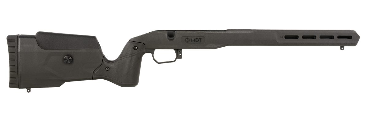MDT 109545BLK Field Stock Black Fits Ruger American LA 32.22in OAL