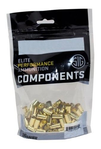 Sig Sauer Unprimed Handgun Brass Cartridge Cases 10mm Auto 100/ct