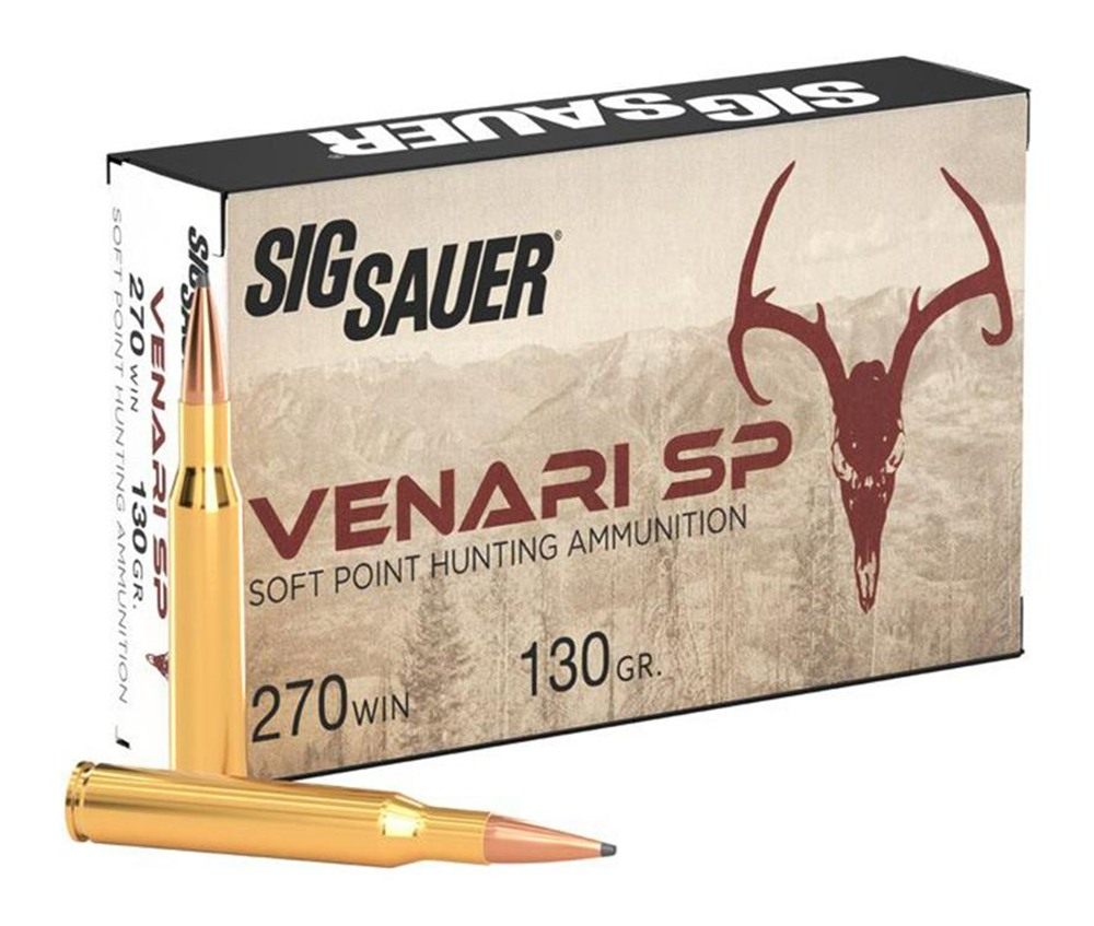 SIG Sauer V270SP13020 Venari 270 Win 130gr Soft Point 20 Per Box/10 Case view 2