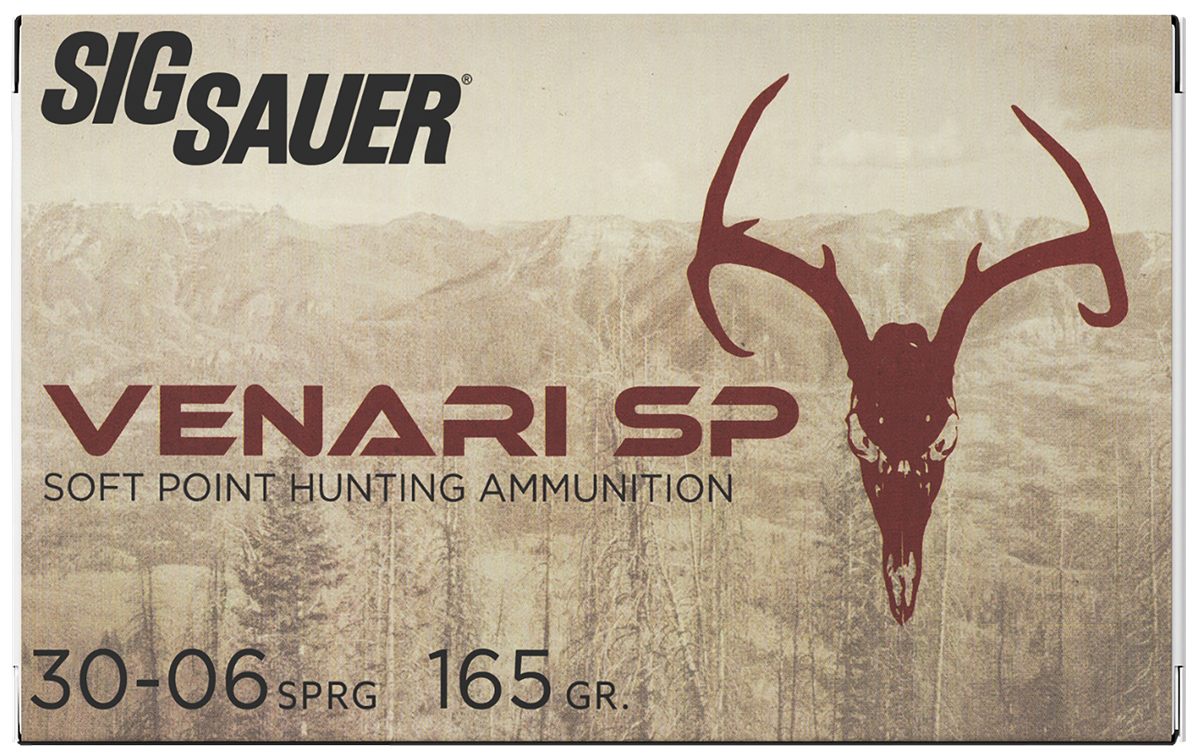 SIG Sauer V3006SP16520 Venari 30-06 Springfield 165gr Soft Point 20 Per Box