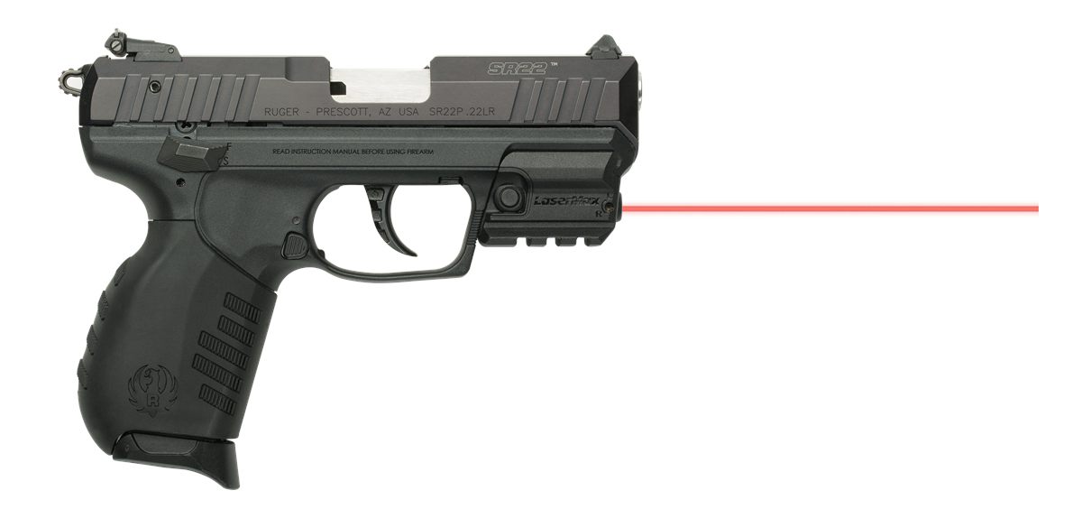 LaserMax Rail Mounted Sight for Ruger SR22 SR9 SR40 - Red