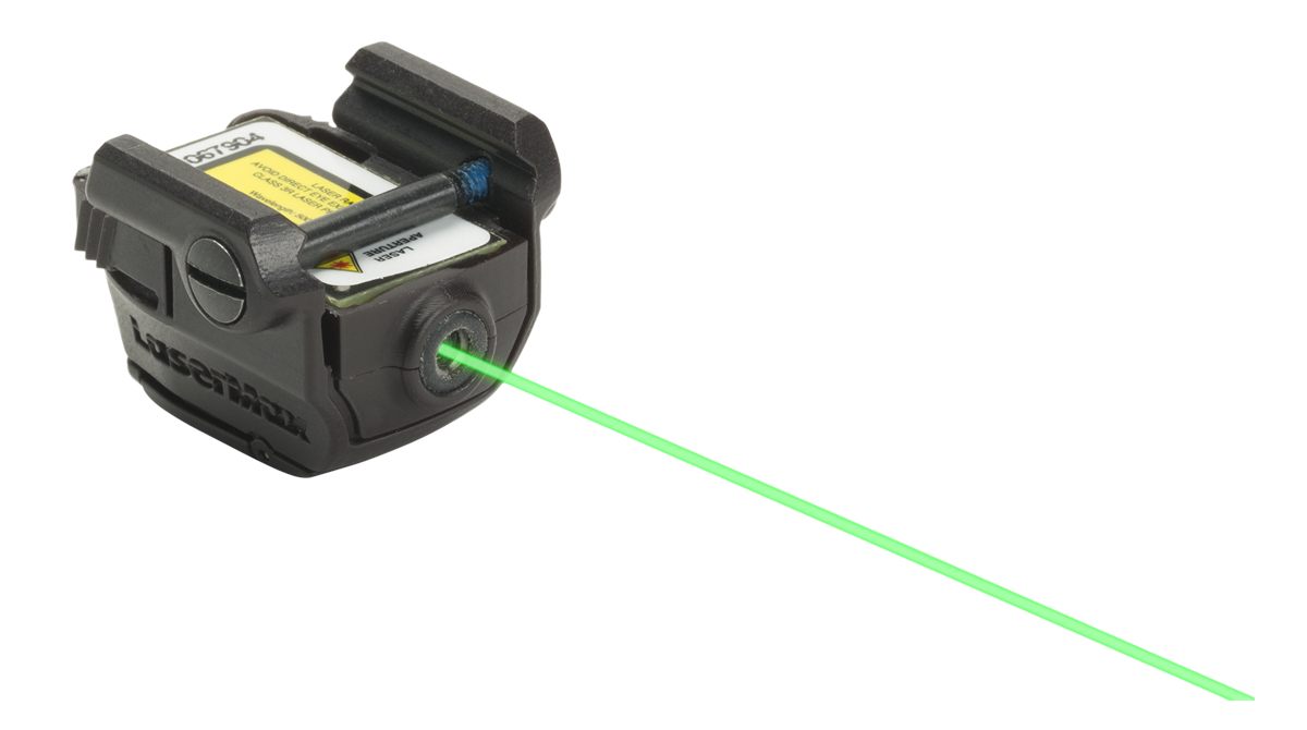 Laser Max Micro II Rail Mounted - Fits 3/4? Length Up - Green