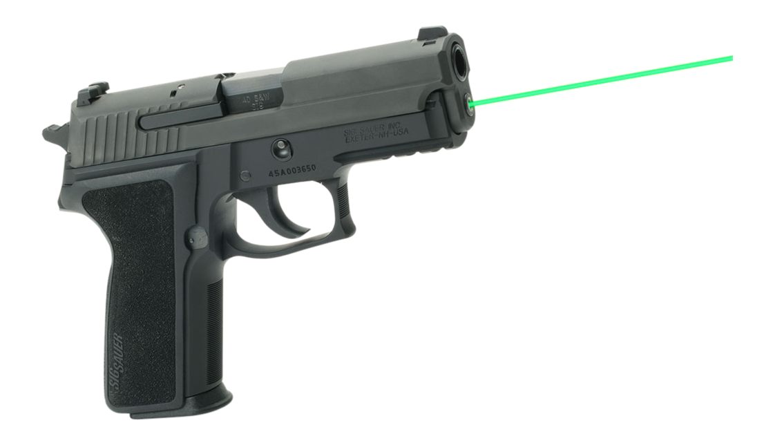 LaserMax LMS2291G Green Sig Sauer Guide Rod Black 228/229