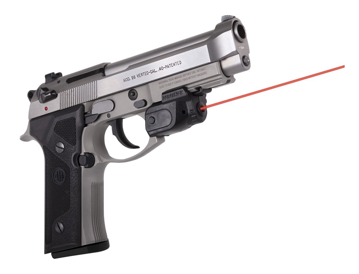 LaserMax GSLTNR Red Lightning Rail with GripSense Black