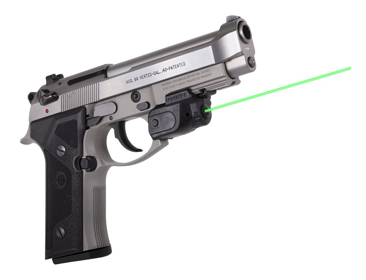 LaserMax GSLTNG Green Lightning Rail with GripSense Black