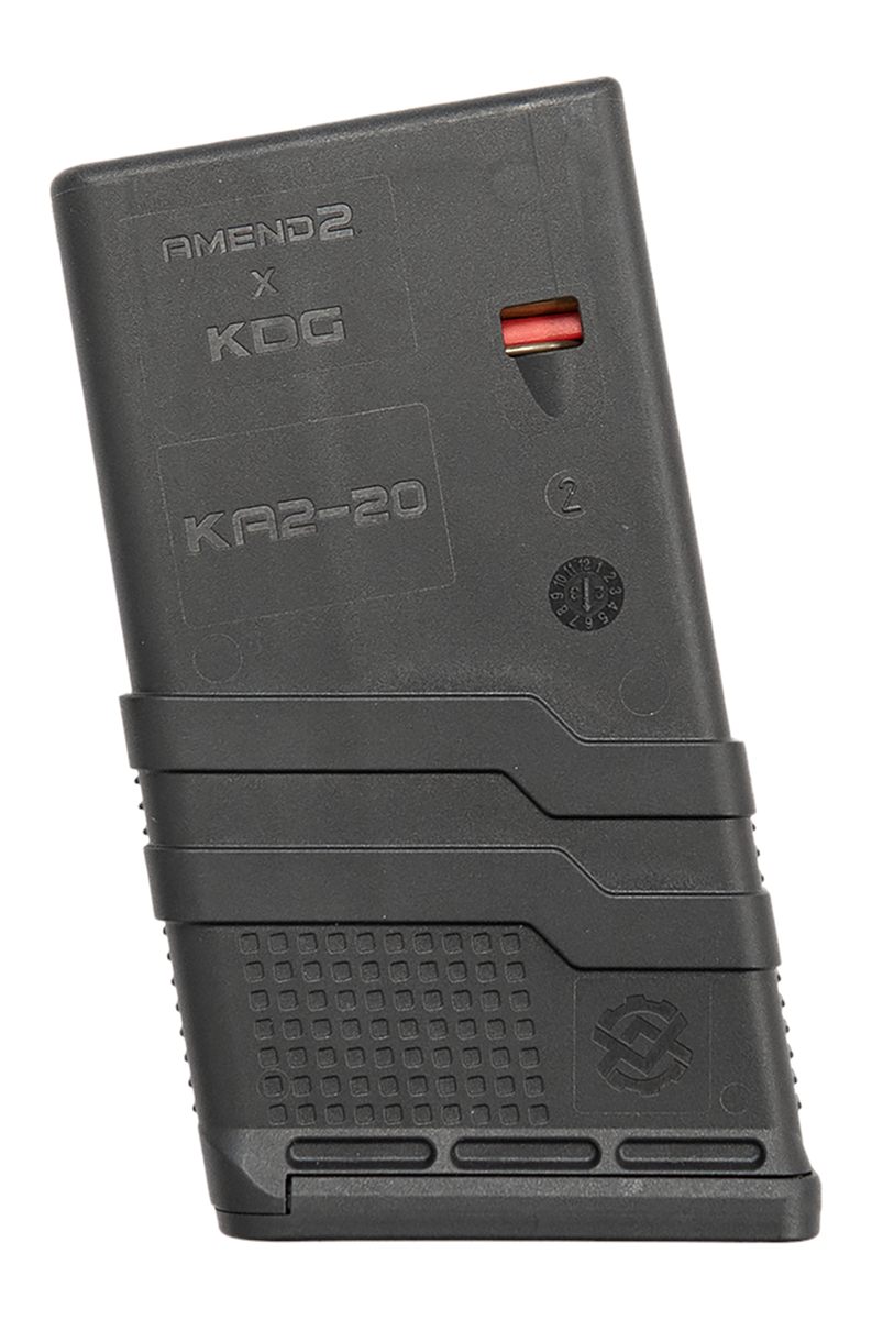 Amend2 Kinetic Development Group Mod-3 Scar 17 Rifle Magazine Black 7.62x51