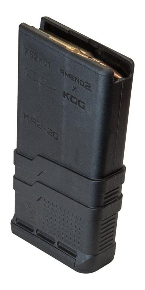 Amend2 Kinetic Development Group Mod-3 Scar 17 Rifle Magazine Black 7.62x51 view 3