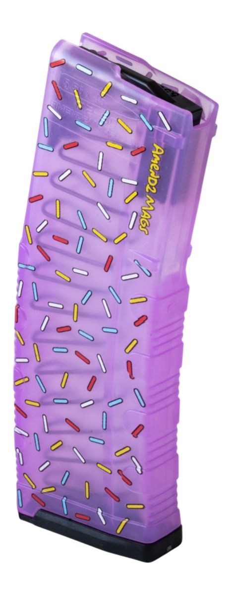 AMEND2 556MODCSPR30 MOD-C 30rd 5.56 Nato Fits AR-15 Pink Sprinkles Polymer view 2