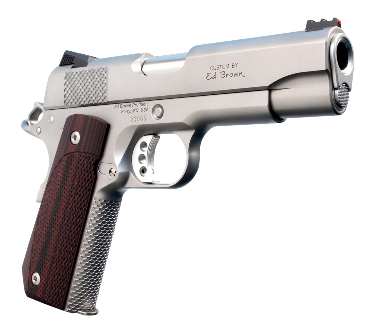 Ed Brown KC18SS 1911 Kobra Carry Serrated 45 ACP 7+1 4.25in Stainless Reces