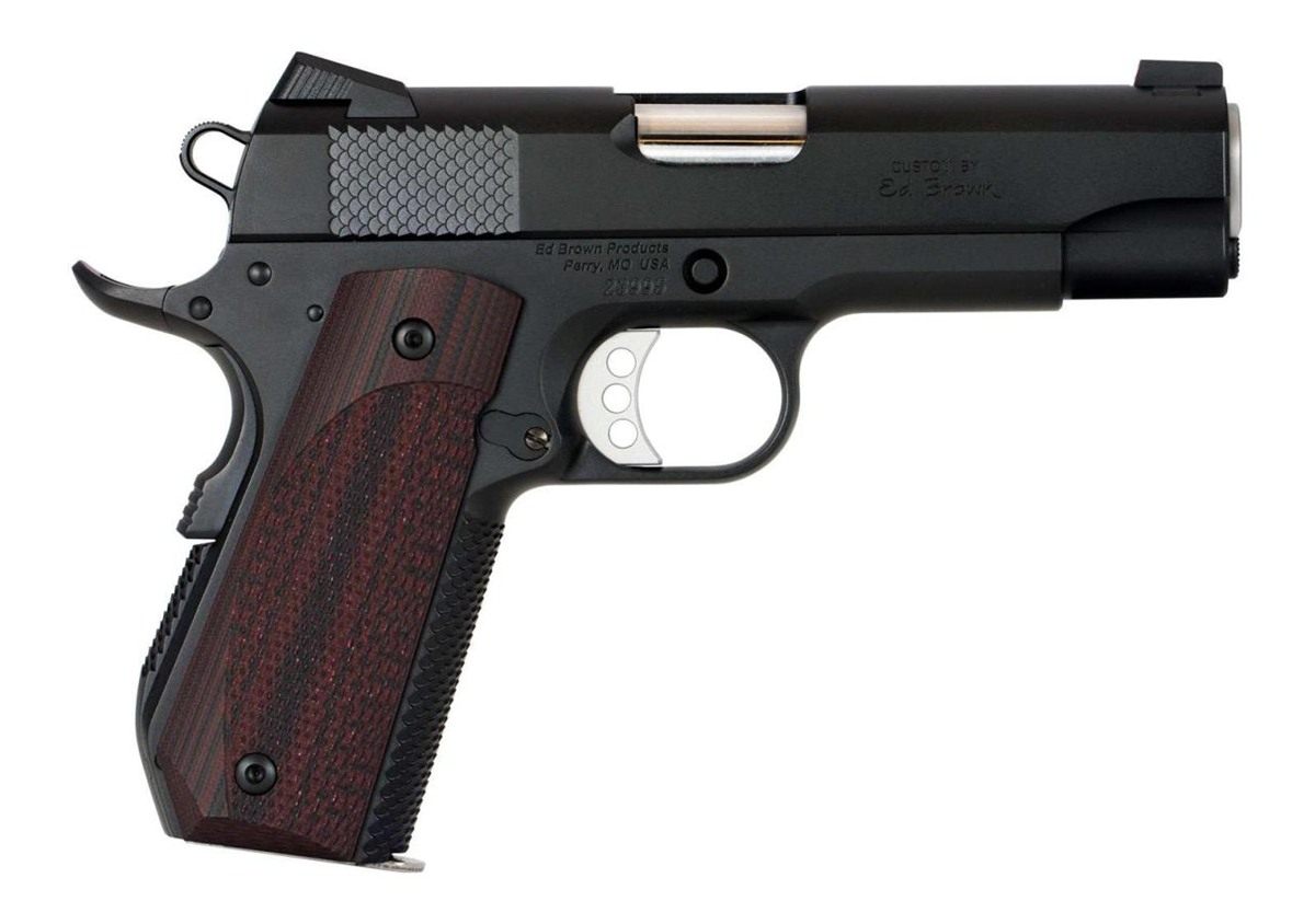 ED Brown Custom 1911 KC18G4 Kobra Carry 45 ACP 7+1 4.25in Stainless Recesse