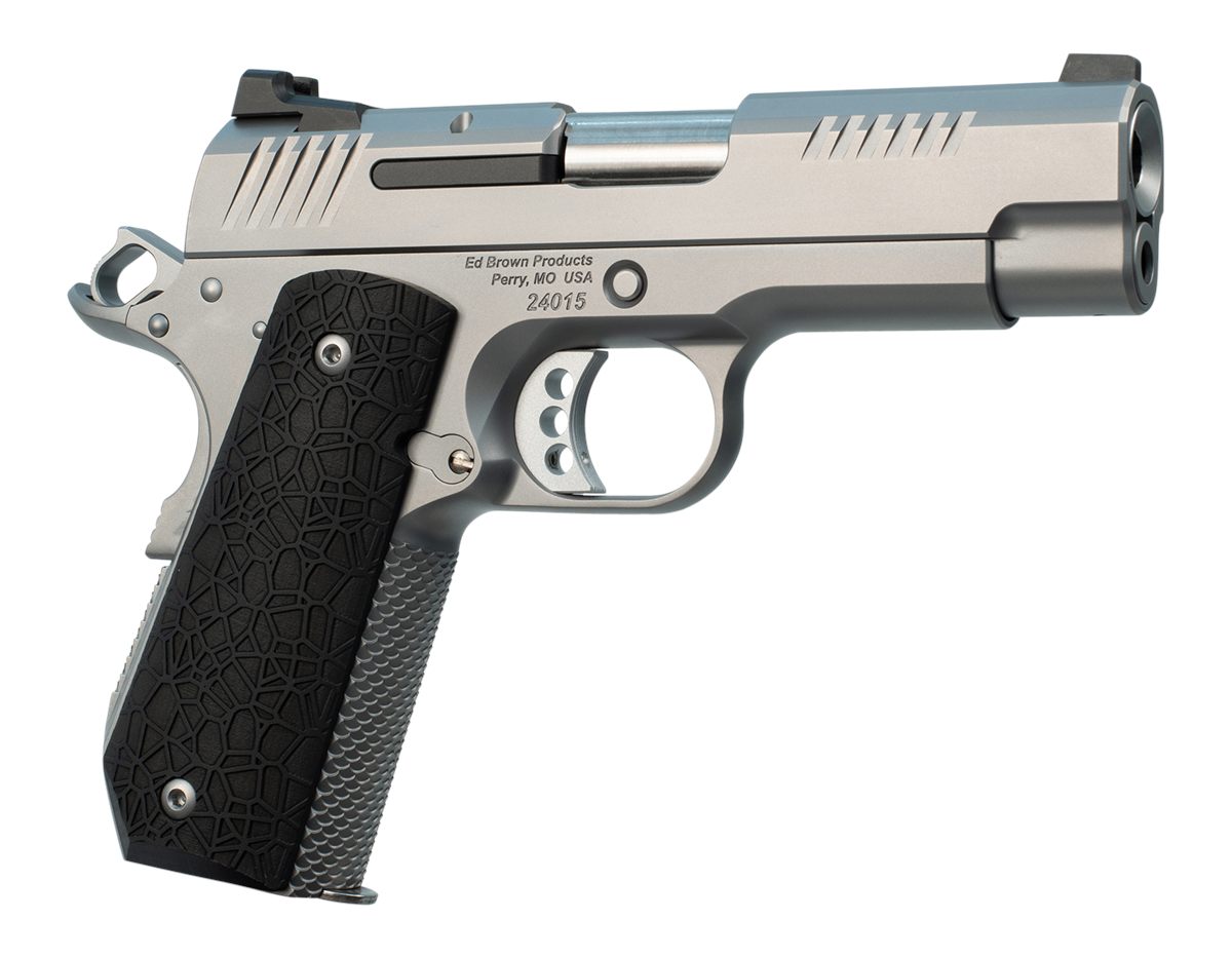 Ed Brown Products EVOKC9 1911 KC9 9mm Luger 9+1 4in Barrel, Snakeskin Serra