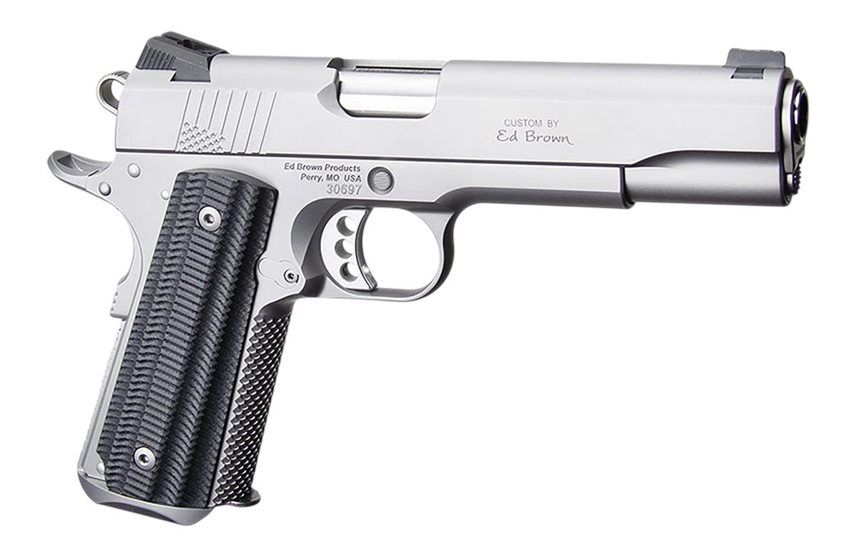 ED Brown Custom 1911 BASESS2A 2nd Amendment 45 ACP 7+1 5in Stainless Steel