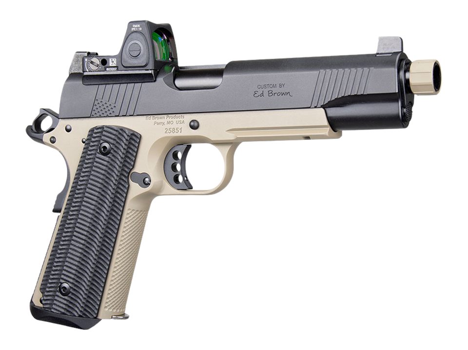 ED Brown Custom 1911 SFSOCM Socom Gen4 45 ACP 8+1 5in Black Nitride Threade