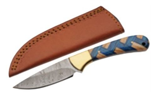 Szco Rite Edge 3in Braided Sapphire Skinner W/Leather STH