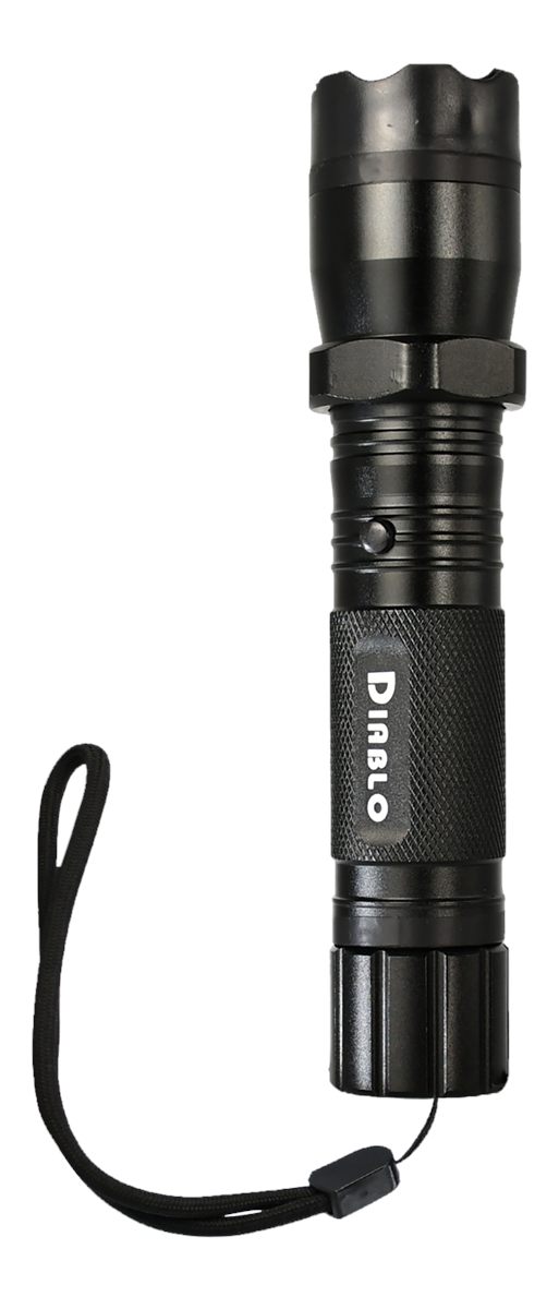 Skyline USA TLSGGDD Stun Gun Diablo Black Aluminum Features Flashlight