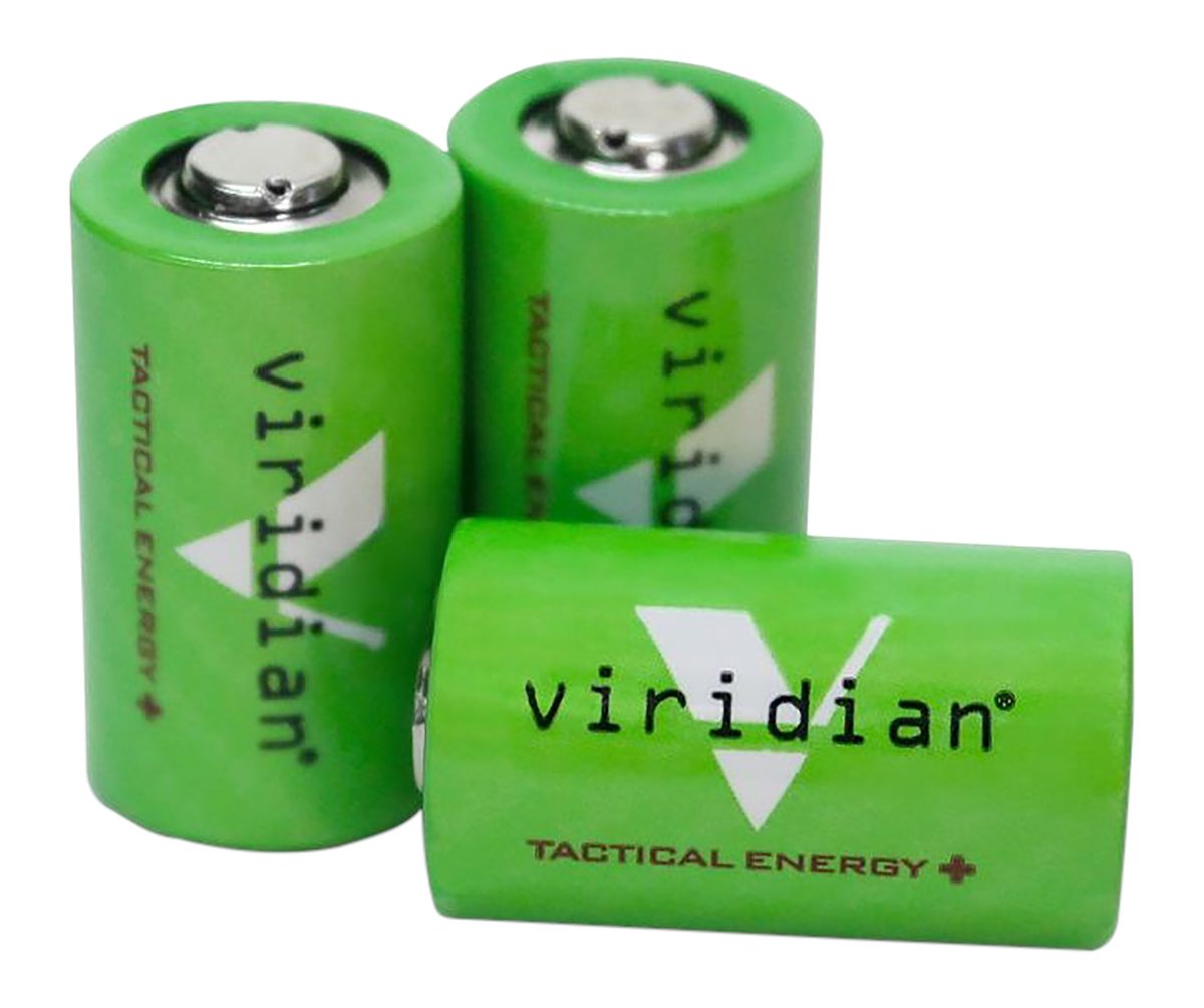 Viridian Weapon Technologies 3500004 CR2 Battery 3.0 Volts 1,050 mAh (3) Si