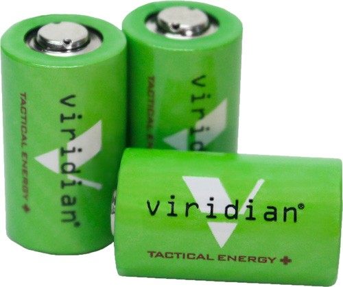 Viridian Weapon Technologies 3500004 CR2 Battery 3.0 Volts 1,050 mAh (3) Si view 2