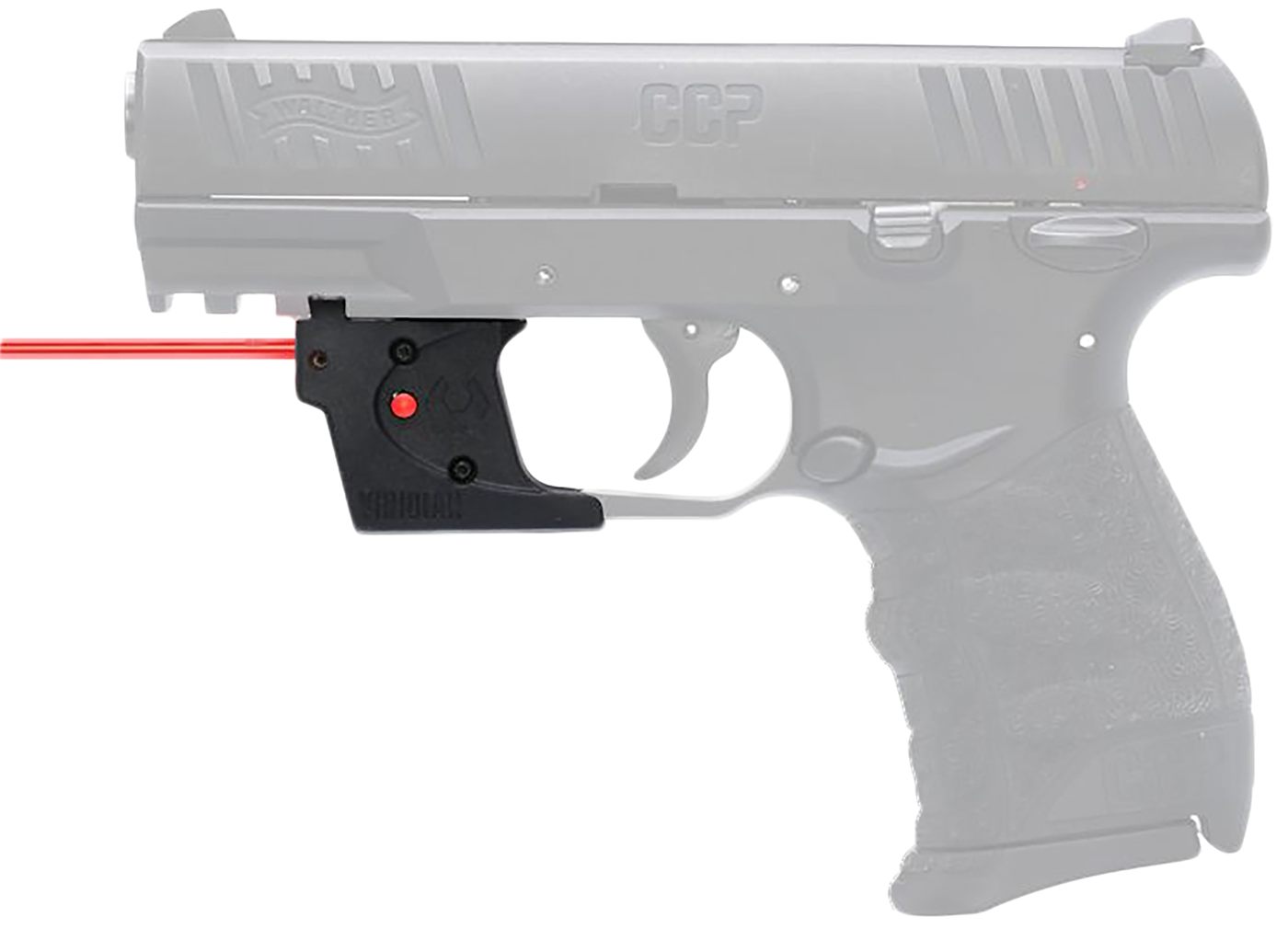 Viridian Green Lasers 9120010 Red Sight for Walther CCP E-Series Black