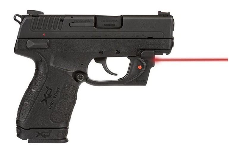 Viridian Green Laser E Series Red Sight for Springfield XDe Black view 3