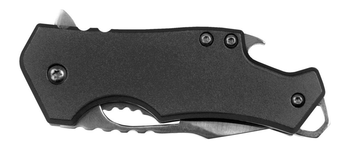 Sarge knives Fuse - Foldable Pocket Knife Bottle Opener (Black)