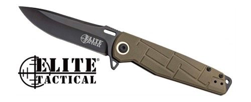 MC ELITE TACTICAL READINESS 3.5" DROP POINT FLDR FDE/BLK