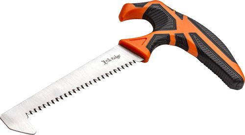 Master Cutlery MC ELK Ridge Trek 5in T-Handle SAW With Sheath BLK/ORG/SS