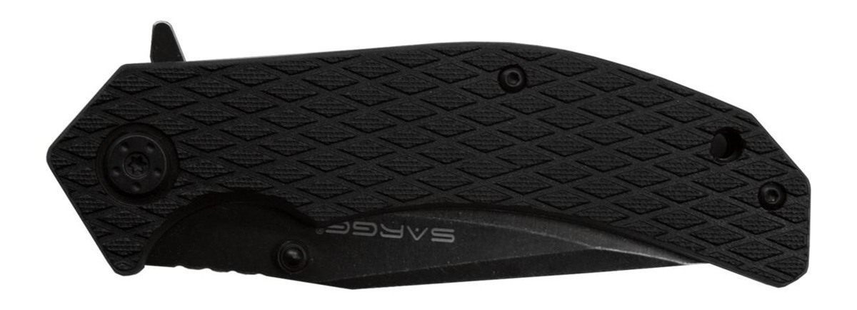 Sarge Knives Shadow - Stonewashed Swift Assist Folding Knife