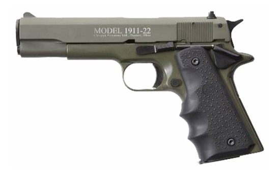 Chiappa Firearms 1911-22 22lr 5 OD Green Hogue Grips