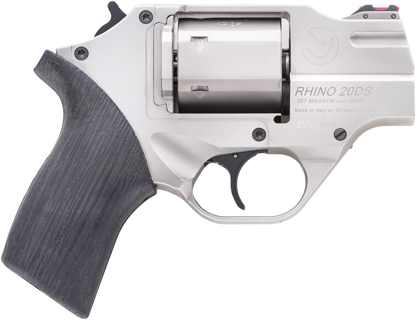 Chiappa Firearms CF340218 Rhino 200DS Small 357 Mag 6 Shot 2in Nickel-Plate