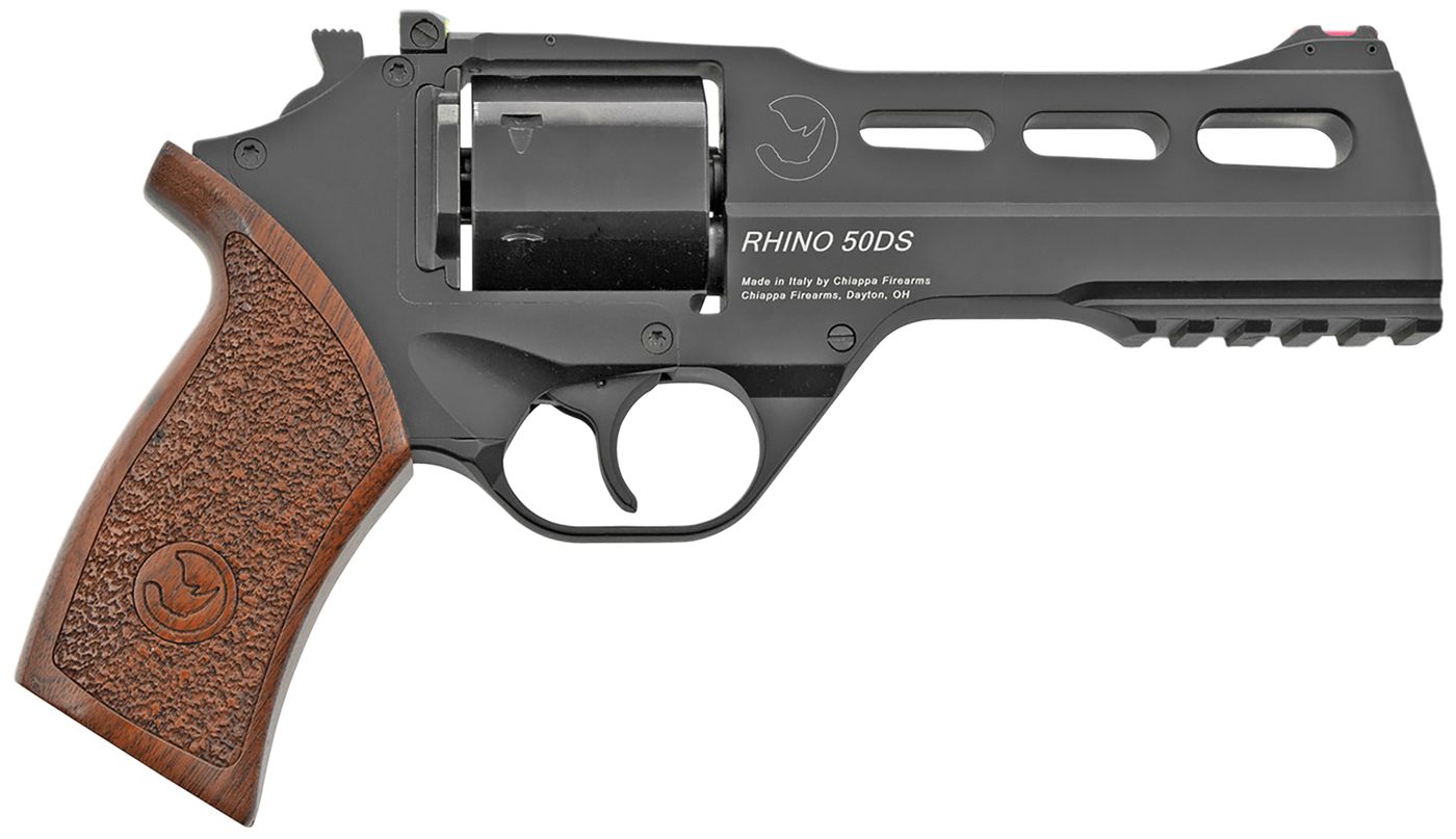 Chiappa Firearms 340220 Rhino 50DS Small 357 Mag 6 Shot, 5in Black Anodized