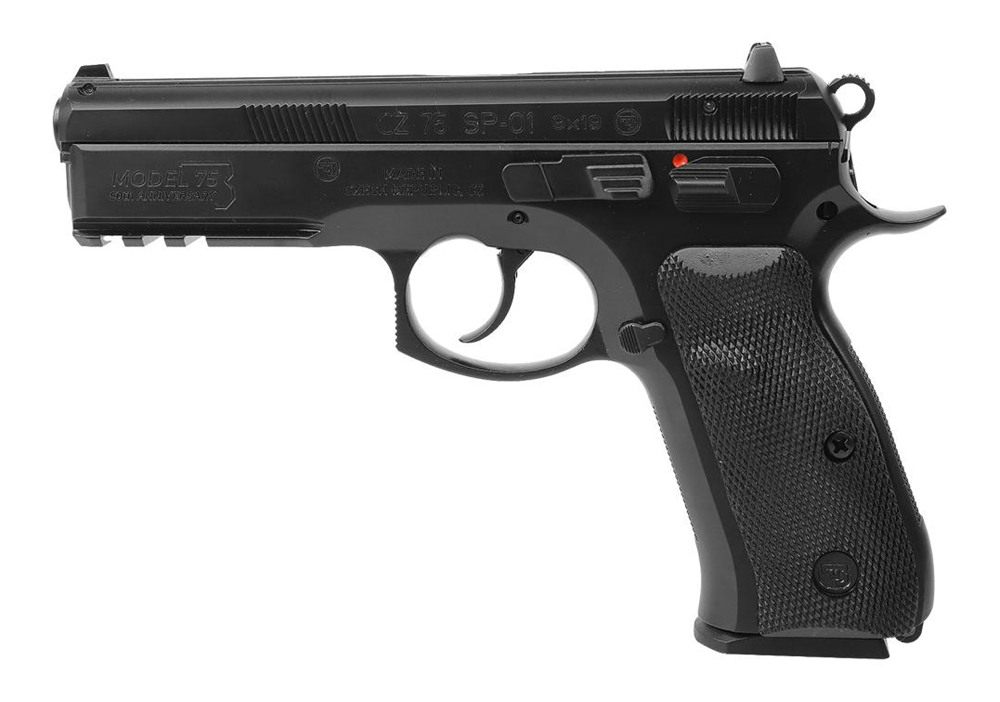 CZ 75 SP-01 Anniversary Elite Handgun 9mm Luger 10rd Magazines(2) 4.6in Bar