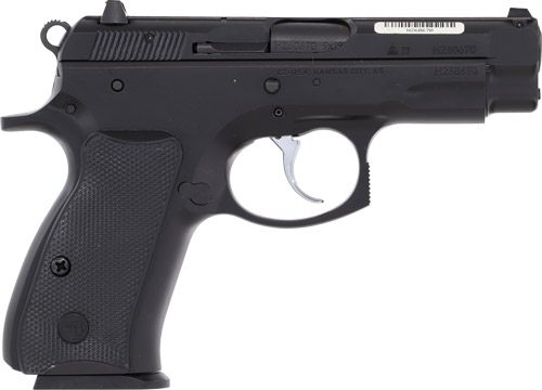 CZ USA 01190 75 Compact 9mm Luger 10+1 3.75in Black Steel Barrel Serrated S view 4